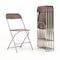 Flash Furniture Hercules Series Plastic Folding Chair Brown - 6 LB Weight Capacity Comfortable Event Chair-Lightweight Folding Chair, PK6 6-LE-L-3-BROWN-GG - alternate 1